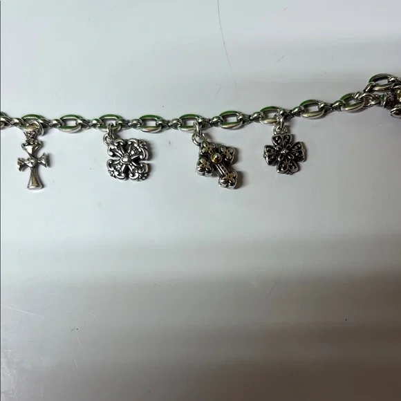 Brighton Silver Cross Charm Bracelet - Picture 4 of 6